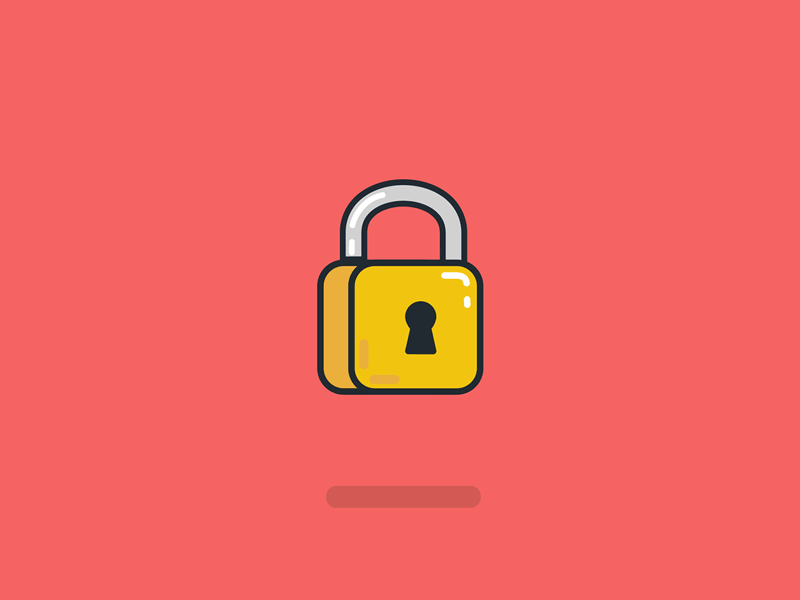 Lock Icon Loop by Dave Gamez on Dribbble