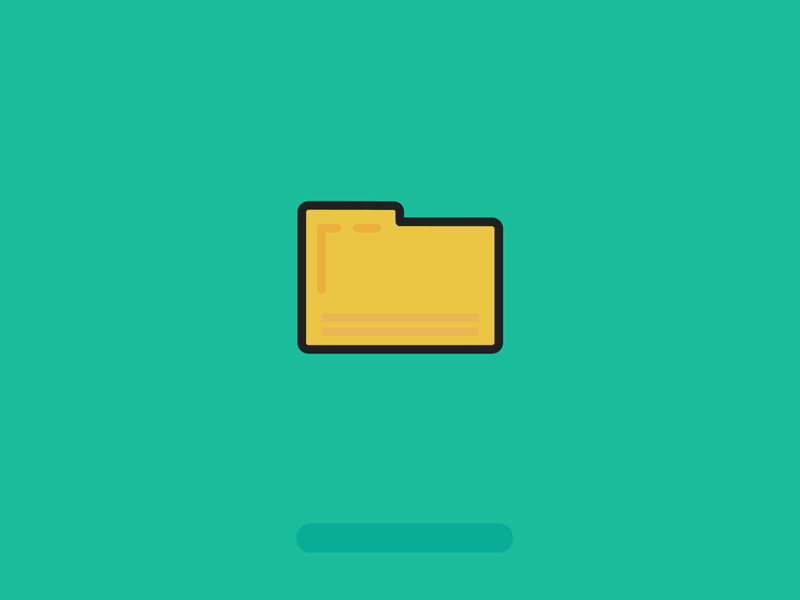 Files Icon Loop. animation davegamez design files flatdesign gif icon iconography illustration loop mograph vector