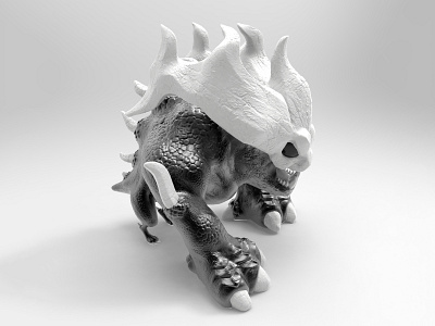 Orriadonth 🐉 3d character concept creature design demon dragon zbrush