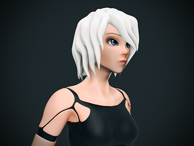 A2 3d a2 character nier:automata zbrush