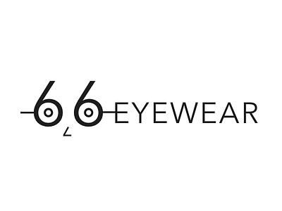 66 Eyewear branding colorful dots colorfuldots concept eyewear glasses llc logo minimal number