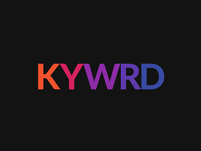 KYWRD branding colorful dots colorful dots llc colorfuldots design kywrd logo relationships