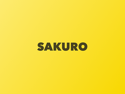 Sakuro branding colorful dots colorful dots llc colorfuldots concept design logo minimal typography