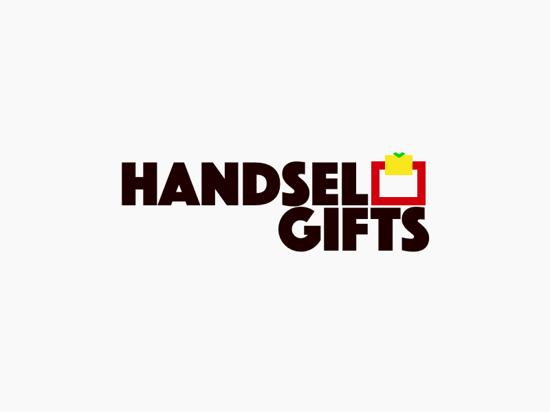 Handsel Gifts typography illustration design colorful dots llc minimal concept colorful dots colorfuldots branding logo
