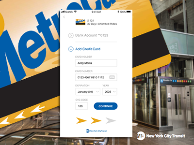 My Daily UI #002 mta ui ux user experience design user interface design graphic design nyc ios design challenge daily ui