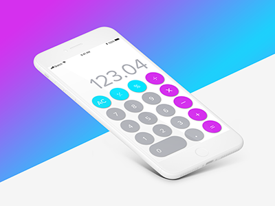 My Daily UI #004 calculator daily ui design challenge graphic design ios mobile nyc ui user experience design user interface design ux