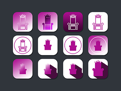Daily UI #005: App Icon - “PurpleThrone” app icon daily ui design challenge graphic design ios mobile nyc ui user experience design user interface design ux