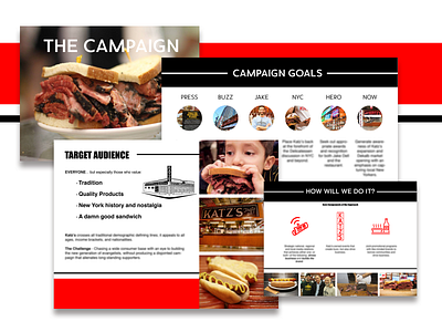 Katz's Deli - Design Challenge adobe deli design design challenge graphic design katz nyc presentation deck ux design