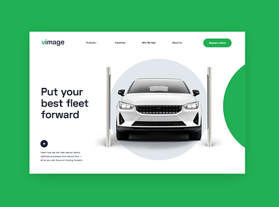 Vimage Website branding design logo typography ui