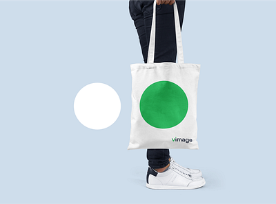 Vimage Tote branding design logo typography