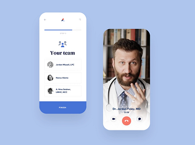 Brave Health App app branding design logo typography ui