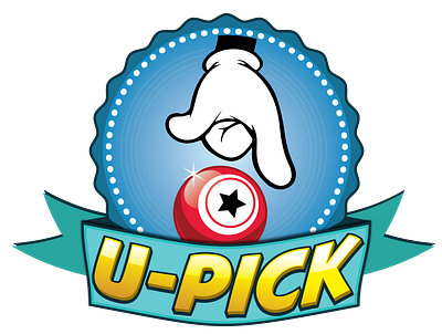 U pick LOGO bingo logo logo design u pick