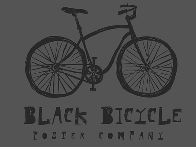 Black Bicycle Logo GRAY