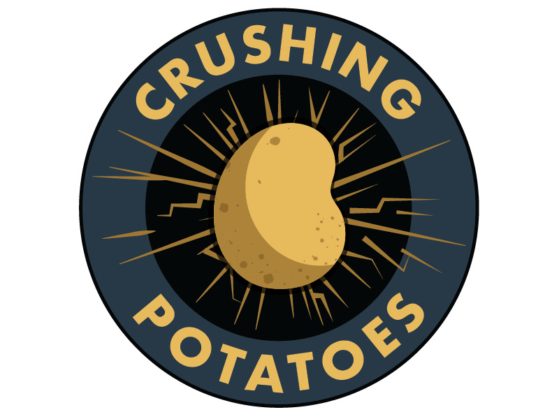 Logo Crushing Potatoes design crush band logo logo graphic design rock band band rock music potatoes