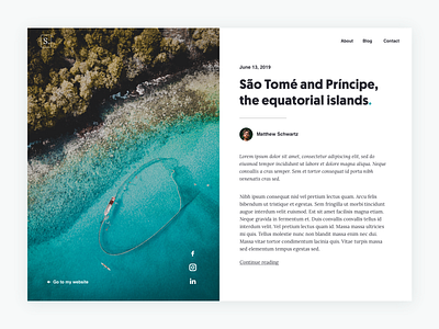 Daily UI #035 - Blog Post 035 app blog blog post challenge daily dailyui design post ui