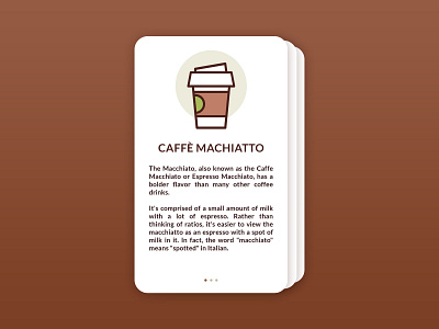 Daily UI #045 - Info Card 045 app caffè card challenge coffee dailyui design info card ui