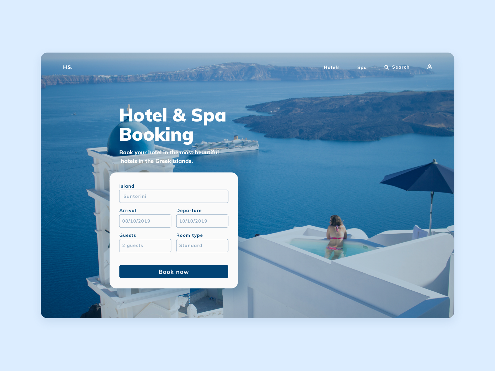 Daily UI #067 - Hotel Booking by Sybille Cordeau on Dribbble