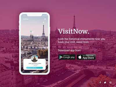 DailyUI #074 - Download App app challenge dailyui design download download app mobile paris ui