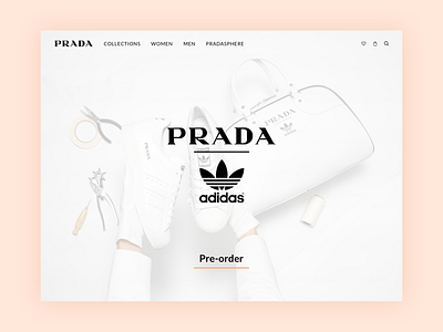 Daily UI #075 - Pre-Order 075 adidas challenge dailyui design prada pre order ui