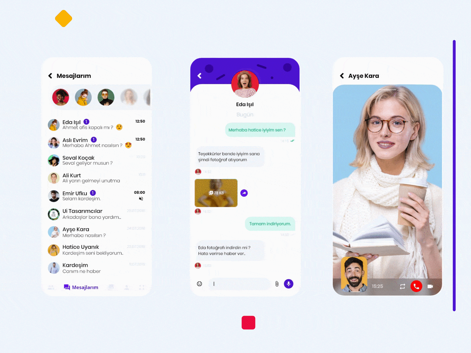 Message App For Turkey app chat chat app message minimal turkey ui