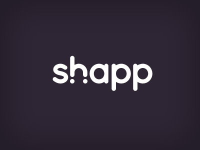 Shapp app clean illustrator logo shopping