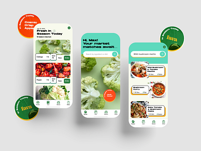 fava app design product design ui