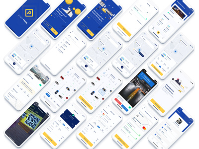 SHOP PARK - Parking APP app clean design illustration park parking parking app shop ui ux uxdesign uıdesign