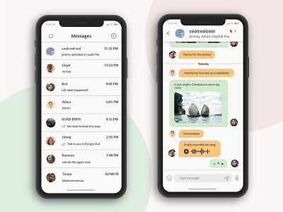 013 - Direct Messaging chat daily ui direct messaging ios mobile screen ui ui