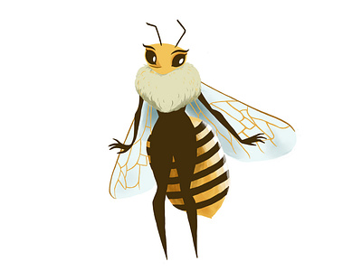 A Bee! bee character concept character design illustration personal