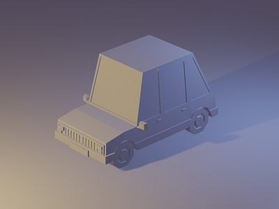 WIP Low Poly Car