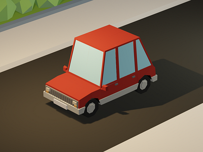 Low Poly Car 3d 3d modeling car low poly