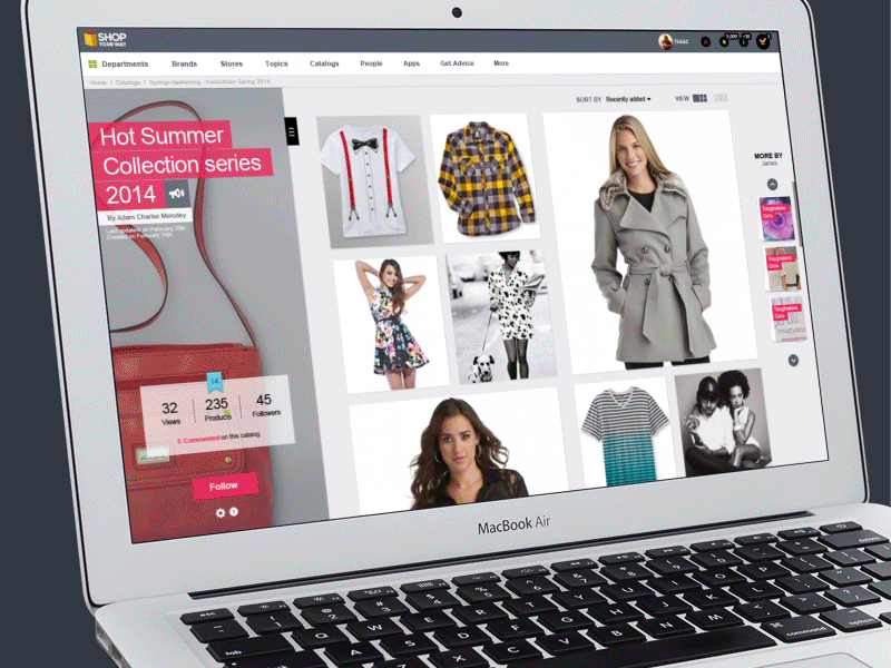 Catalog Page design catalogs commerce shopping ui