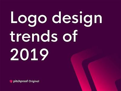 Logo design trends of 2019 bold colors branding business design tips freelancer geometric gradient logo minimalism negativespace overlapping trends