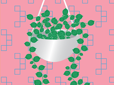 Hanging Plant illustration vector