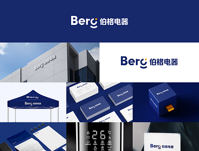 Berg Electrical brand design animation branding design flat ui ux