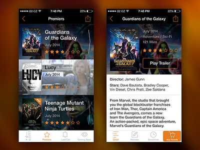 Cinema App app application cinema iphone movie