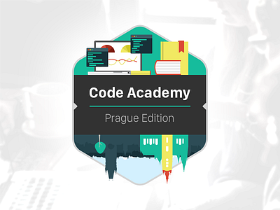 Code Academy by Socialbakers badge developer hexagon icon prague socialbakers vector