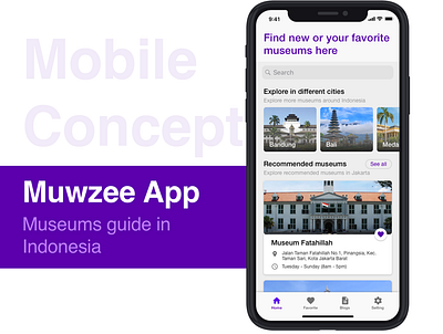 Muwzee app app concept branding design mobile app museum ui ui ux design ux uxdesign