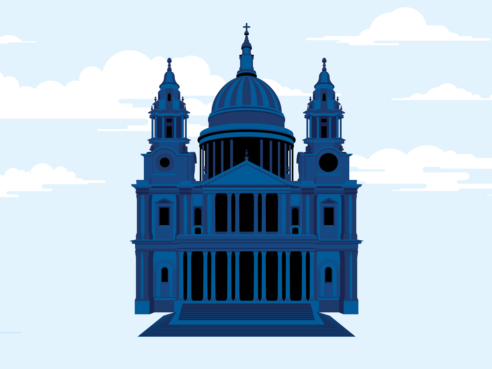 St Pauls Cathedral by Marianna Orsho on Dribbble