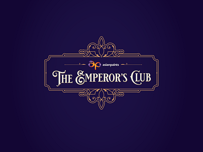 Emperor's Club Event Logo branding event identity typography