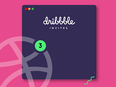 Dribbble Invite debut design invite invite giveaway shot ui ux vector