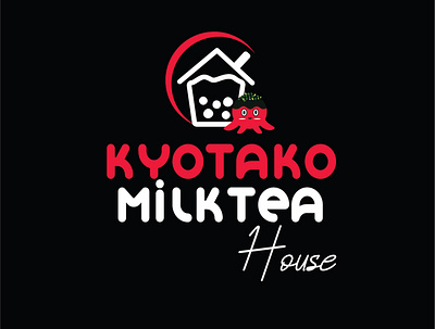 Kyotako Milktea House 3d branding graphic design logo design brandidentity vector ui