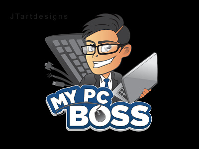 My PC Boss branding graphic design logo