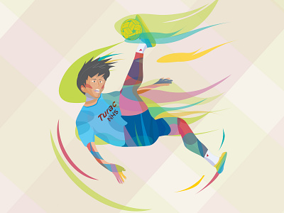 Sepak Takraw Art branding graphic design logo