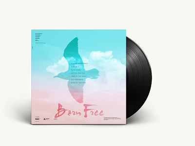 Born Free album collage cover graphic music silhouette vinyl