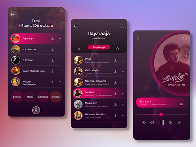 Music App android app audio concept concept design music music app music art music player music ui player ui