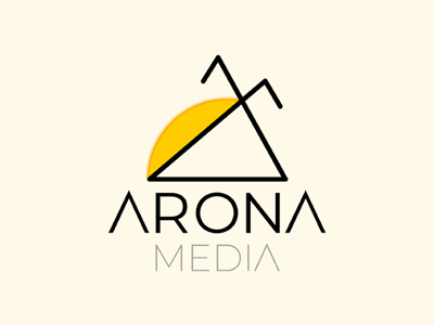 Aronamedia branding logo
