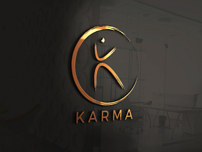 Fitness concept logo "Karma"