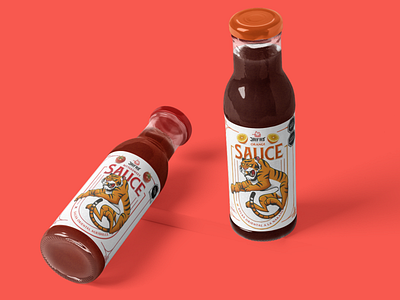 Diseño de etiquetas branding characterdesign design graphic design illu illustration lettering logo packaging productdesing salsa vector