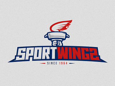 Sporwings logo logotype restaurant sport wings